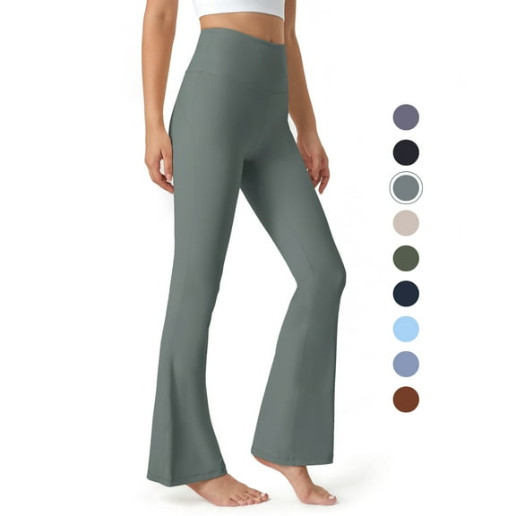 FITOP Flare Yoga Pants for Women Buttery Soft High Waist Bootcut Pants Workout Leggings