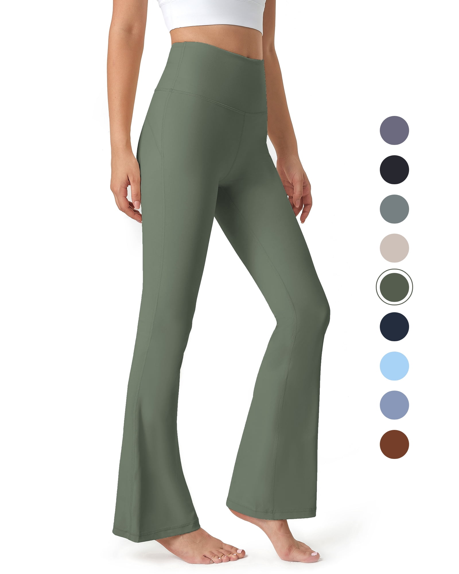 FITOP Flare Yoga Pants for Women Buttery Soft High Waist Bootcut Pants Workout Leggings