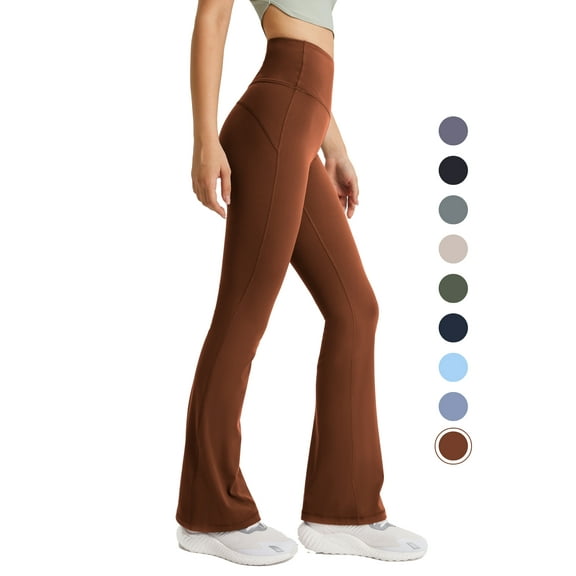 FITOP Flare Yoga Pants for Women Buttery Soft High Waist Bootcut Pants Workout Leggings