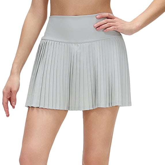 FITOP Pleated Tennis Skirt for Women with Pockets Shorts Women's High Waisted Casual Liner A Line Workout Golf Skorts Skirts