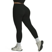 FITOP Plus Size Leggings for Women- XL-4XL High Waist Tummy Control Stretchy Workout Yoga Pants
