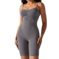thumbnail image 1 of FITOP Women Slimming Bodysuits Shapewear Tops Solid Sexy Sleeveless Short Leotards Bodycon Jumpsuit, 1 of 5