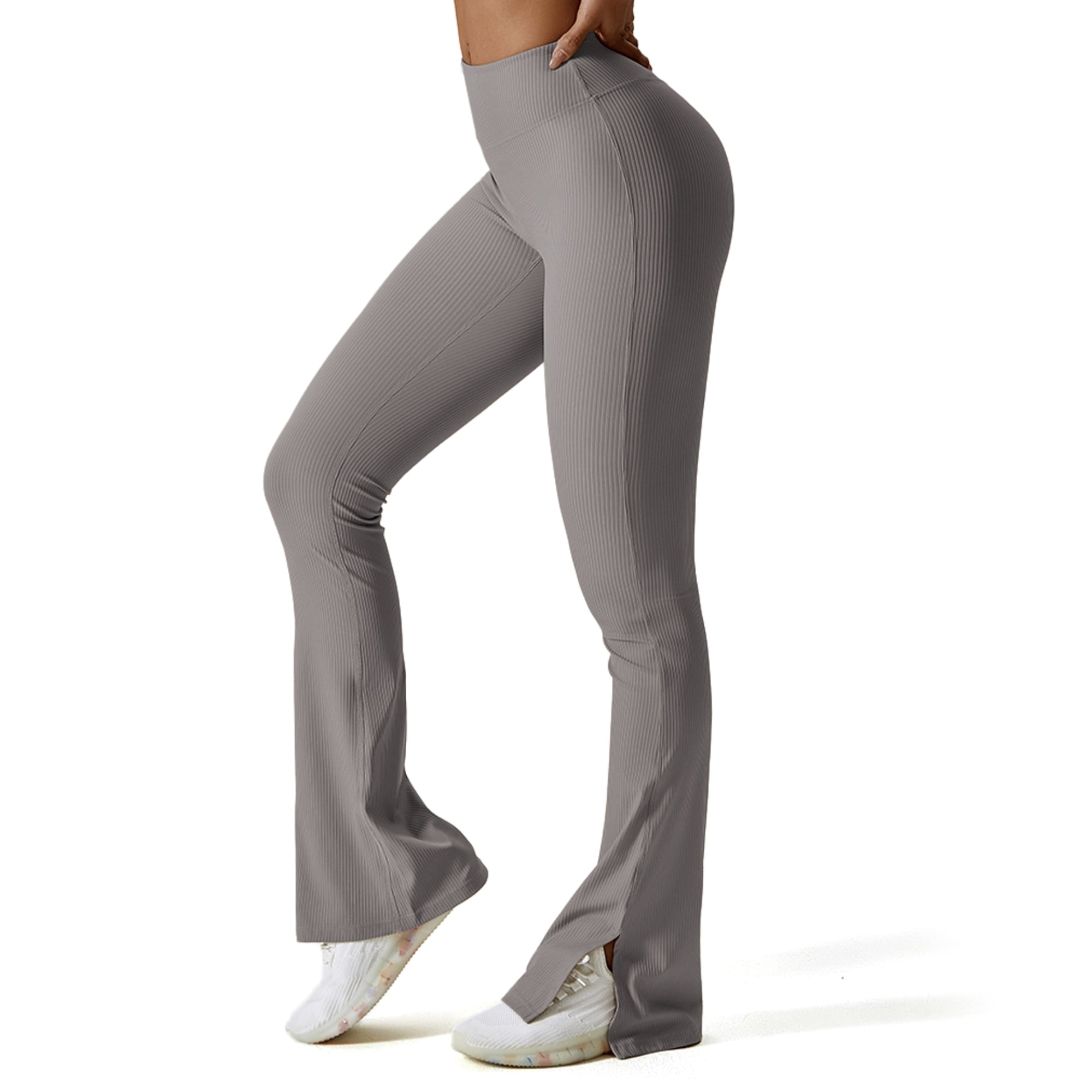  Fleece Lined Flare Leggigns For Women Bootcut Yoga Pants  Thermal Bootleg Pants Winter Workout Flare Leggings