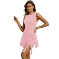 thumbnail image 1 of FITOP Womens Tennis Dress Sleeveless Wrap Skirt Athletic Dress with Built in Shorts Golf Dress Workout Rompers, 1 of 8