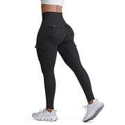 FITOP Yoga Leggings with Pockets for Women Scrunch Workout Leggings High Waist Butt Lifting Cargo Pants