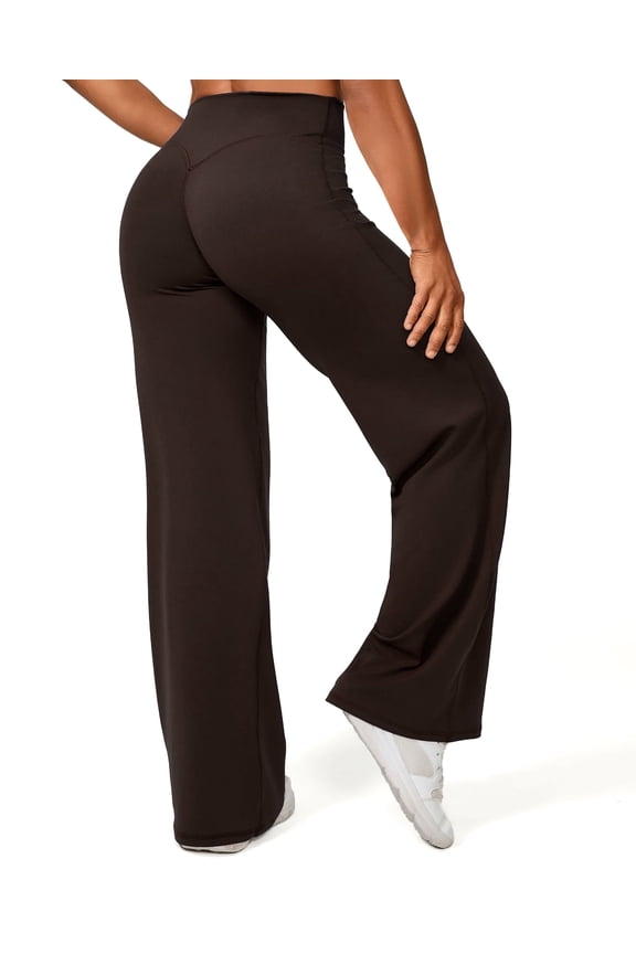 Yoga Pants Women Wide Leg Pants High Waist Gym Workout Straight Leg Bottoms Stretch Casual Yoga Pants