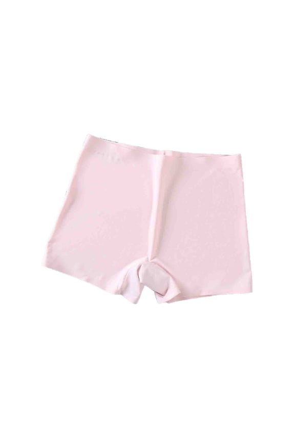 Womens No Show Slip Shorts Pink - Seamless Anti Chafing Boyshort Underwear for Under Dresses, Invisible Mid Thigh Coverage M-XXXL,Size 2XL