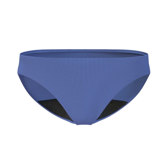 FITORON Womens Reusable Period Panties - Leakproof Bikini Underwear for Light Flow, Breathable Ribbed Fabric, Blue,Size 3XL