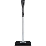 FITPLAY Baseball Batting Tee, 25" to 37" Adjustable Height, Black & Silver