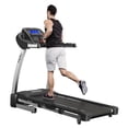 thumbnail image 1 of FitRx Crossrun Folding Treadmill, 300lbs Capacity Large Foldable Treadmill for Home Workout with Incline, App, Bluetooth Speakers, and 5” LED Screen, 1 of 11