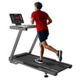 thumbnail image 1 of FitRx Velocity Folding Treadmill, 300lbs Capacity Large Foldable Treadmill for Home with Incline, App, Bluetooth Speakers, and 15.6” LED Display, 1 of 11