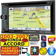 FITS 03-07 HONDA ACCORD KENWOOD AM/FM USB/BLUETOOTH CAR RADIO STEREO PKG WITH OPT SIRIUSXM SATELLITE RADIO. INCL VEHICLE SPECIFIC INSTALLATION HARDWARE DASH KIT, WIRE HARNESS, AND ANTENNA ADAPTER