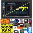 thumbnail image 1 of FITS 06-10 DODGE RAM AM/FM USB/BLUETOOTH TOUCHSCREEN CAR RADIO STEREO PKG.  INCLUDES VEHICLE SPECIFIC INSTALLATION HARDWARE INCLUDING DASH KIT, WIRE HARNESS, AND ANTENNA ADAPTER WHEN REQIRED., 1 of 7