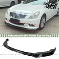 thumbnail image 1 of FITS 2010-2013 INFINITI G37 SEDAN PERFORMANCE STYLE GLOSS BLACK FRONT BUMPER LIP KIT, 1 of 4