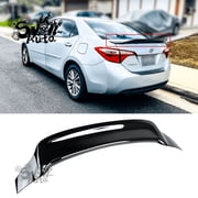 FITS 2014-2018 TOYOTA COROLLA GLOSSY BLACK RS STYLE HIGHKICK TRUNK SPOILER WING