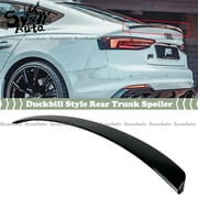 FITS 2017-2022 AUDI A5 S5 SPORTBACK 4DR GLOSSY BLACK DUCKBILL REAR TRUNK SPOILER