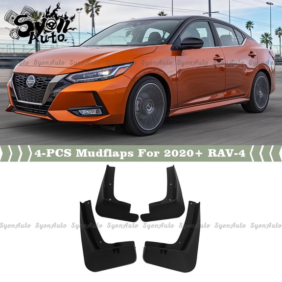 Syon Auto 2020-2021 Nissan Sentra No-drill Mud Flap 4 Piece
