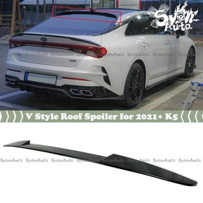 FITS 2021+ KIA K5 OPTIMA GLOSS BLACK V STYLE ROOF SPOILER WING REAR WINDOW VISOR