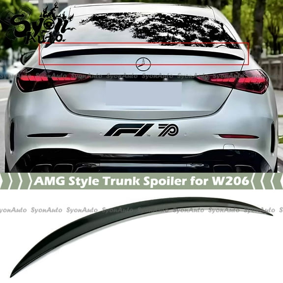 FITS 2022-24 MERCEDES BENZ W206 C CLASS C300 C43 C63 AMG STYLE TRUNK SPOILER WING