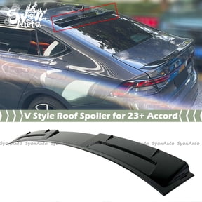 FITS 2023+ HONDA ACCORD GLOSSY BLACK V STYLE ROOF SPOILER REAR WINDOW VISOR WING