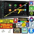 thumbnail image 1 of FITS-FOR NISSAN GPS APPLE CARPLAY NAVIGATION (works with IPHONE) AM/FM USB/BLUETOOTH CAR RADIO STEREO PKG. INCL. VEHICLE HARDWARE: DASH KIT, WIRE HARNESS, AND ANTENNA ADAPTER WHEN REQIRED., 1 of 8