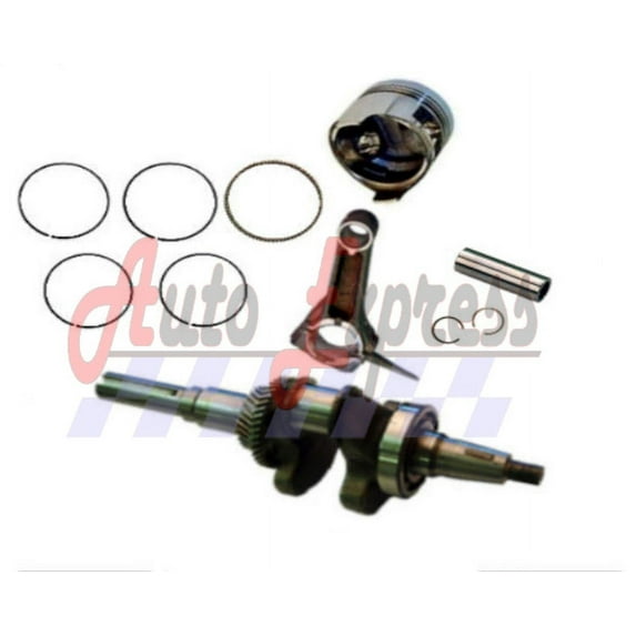 FITS HONDA GX340 ROLLER KIT WITH CRANKSHAFT PISTON RINGS CON ROD PIN AND CLIPS GX 340