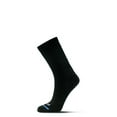 thumbnail image 1 of FITS Medium Hiker Crew Socks Black Unisex F1001-000 Merino Wool 70% Cushioning, 1 of 3