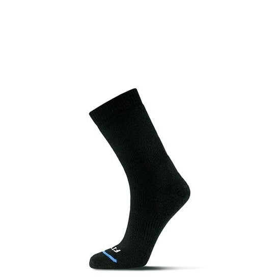 FITS Medium Hiker Crew Socks Black Unisex F1001-000 Merino Wool 70% Cushioning