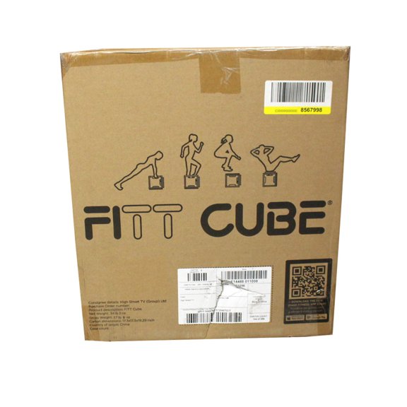 FITT CUBE Compact Multi-Gym with 2 Cords & 3 Bands (Blue)