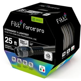 Fitt Force Pro 5/8 in. D X 50 ft. L Heavy Duty Premium Grade Garden Hose Black,Blue Fitt Force Pro 5/8 in. D X 50 ft. L Heavy Duty Premium Grade Garden Hose Black,Blue