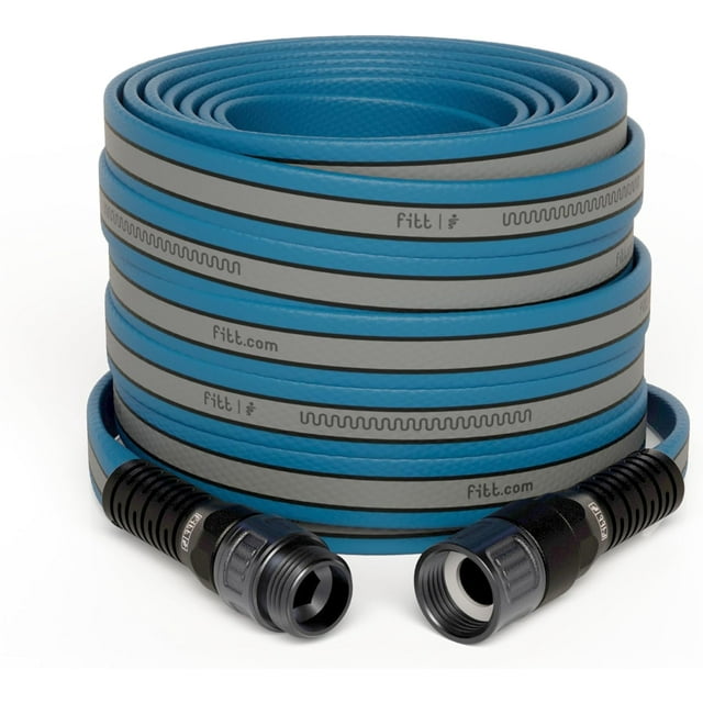 FITT HiFlo Water Hose 100ft, Multipurpose Garden Hose, Easy to Use and