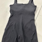 FITTIN BLACK FULL TANK TOP SUIT WITH BRA FOR WOMEN - SIZE WOMEN M - BLACK