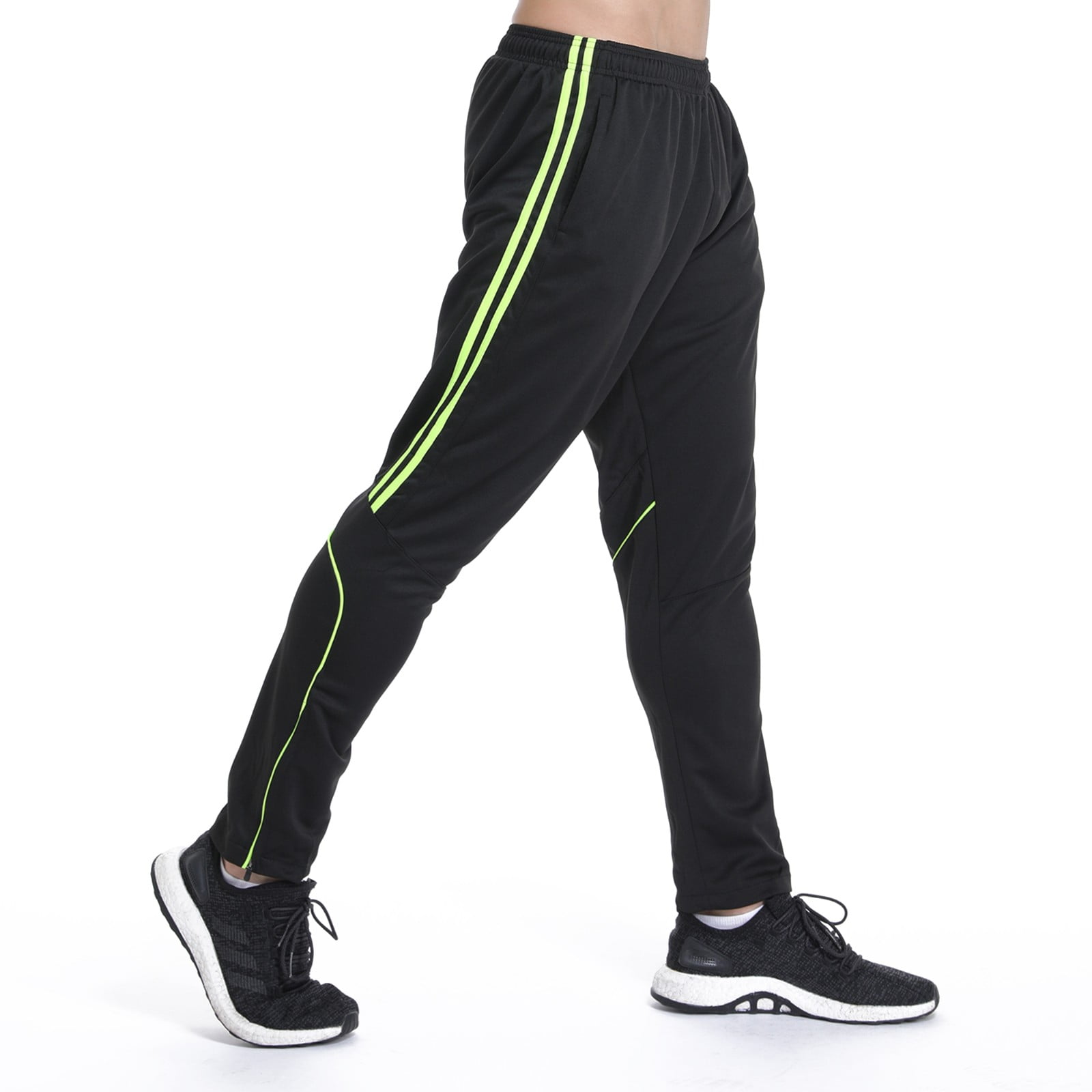 Black and green clearance soccer pants