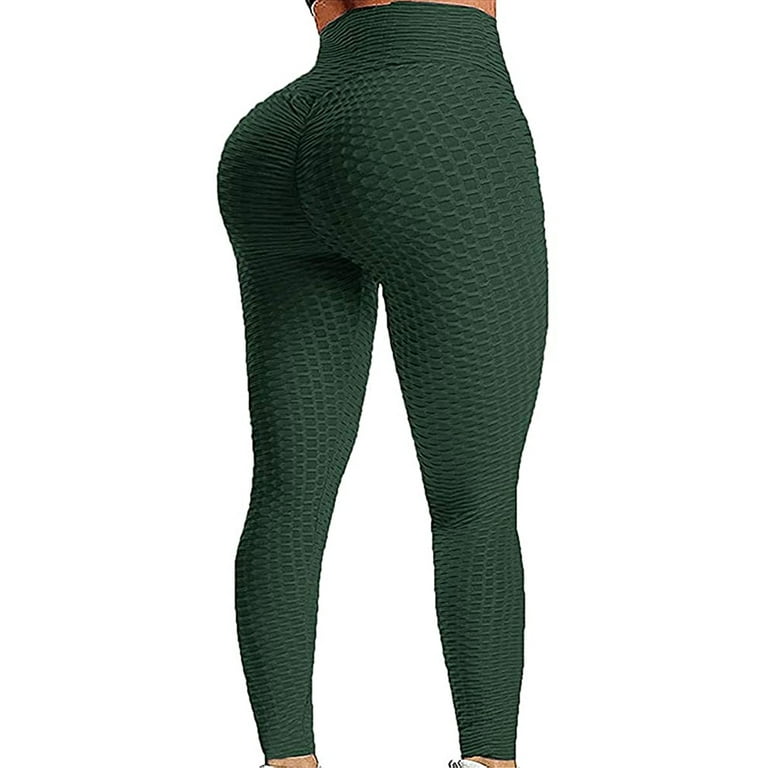 FITTOO Women Booty Yoga Pants High Waisted Ruched Butt Lift