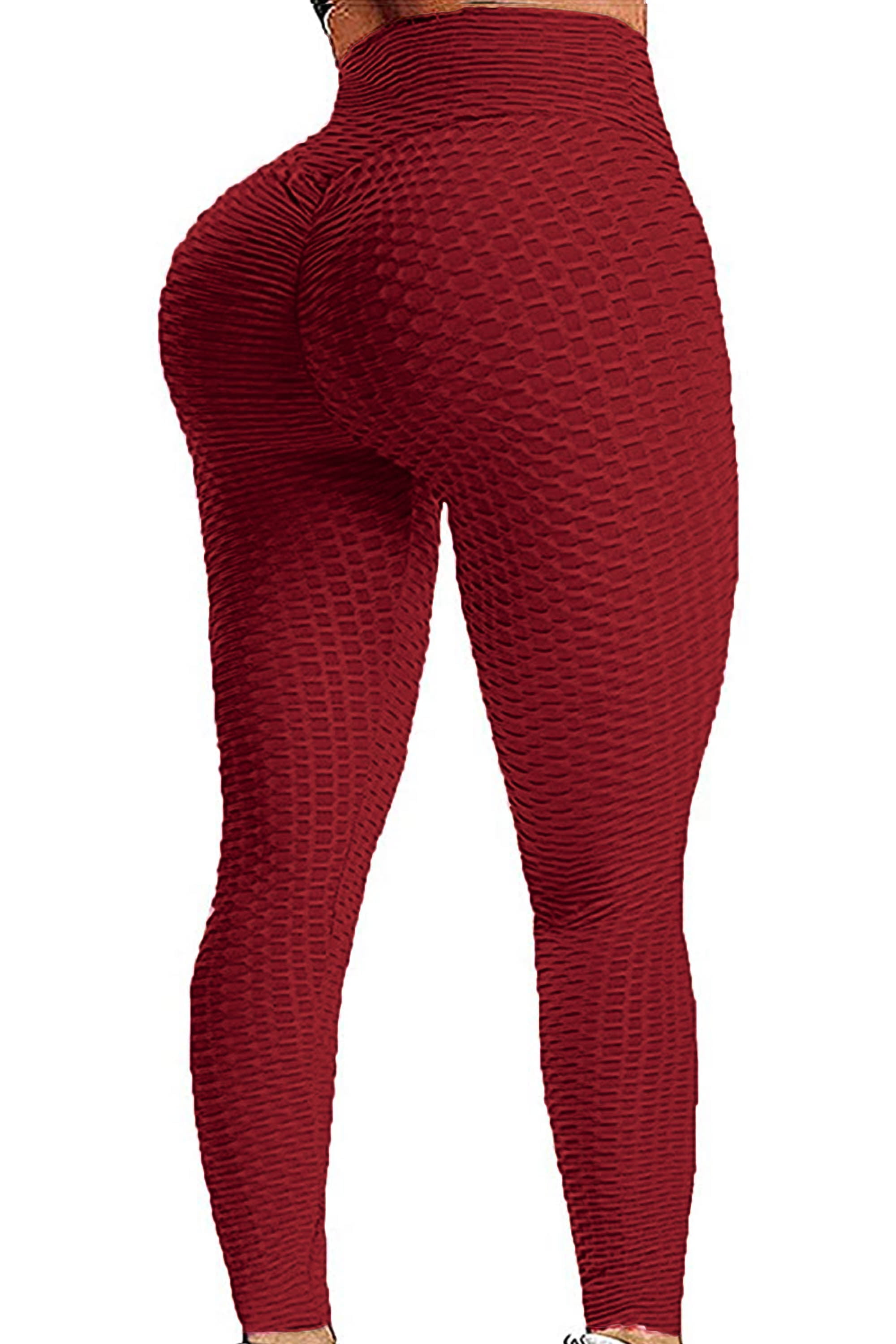 Buy DCCDU Anti Cellulite Ruched Butt Lifting Leggings Booty Lifting Tummy  Control Yoga Pants High Waist Textured Workout Tights Online at  desertcartINDIA