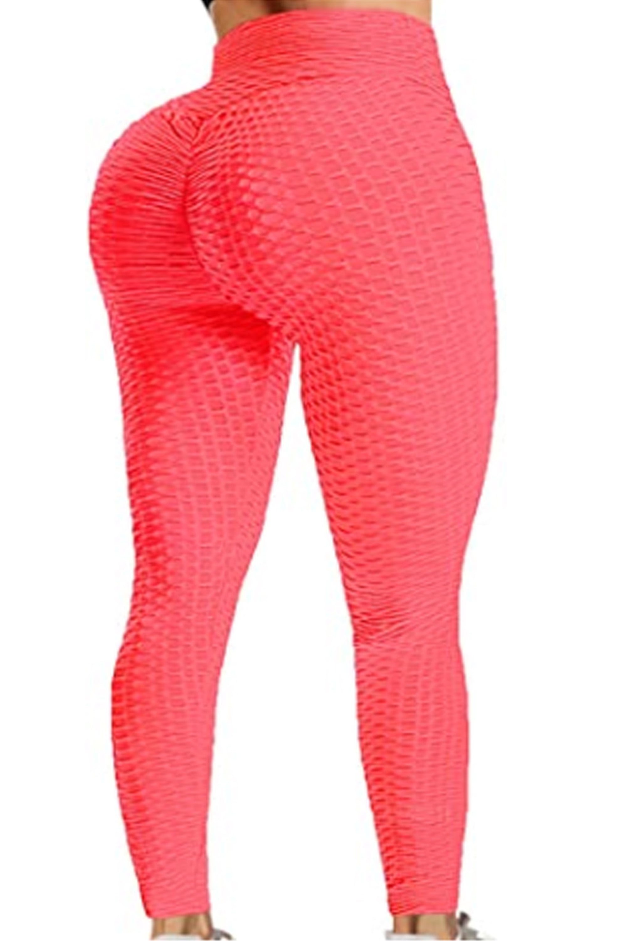Booty Yoga Pants Women High Waisted Ruched Butt Lift Textured