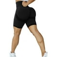 thumbnail image 1 of FITTOO Women Seamless Yoga Shorts Smile Contour Butt Lift Yoga Pants, 1 of 7