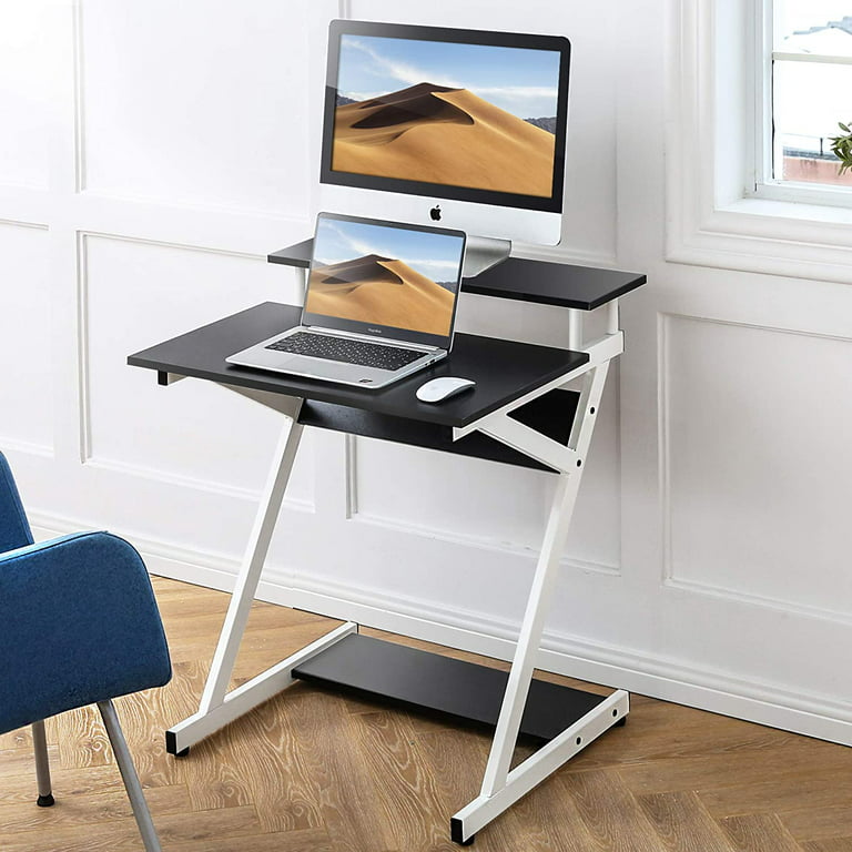 FITUEYES Computer Desk for Small Spaces, Small Desk with Monitor
