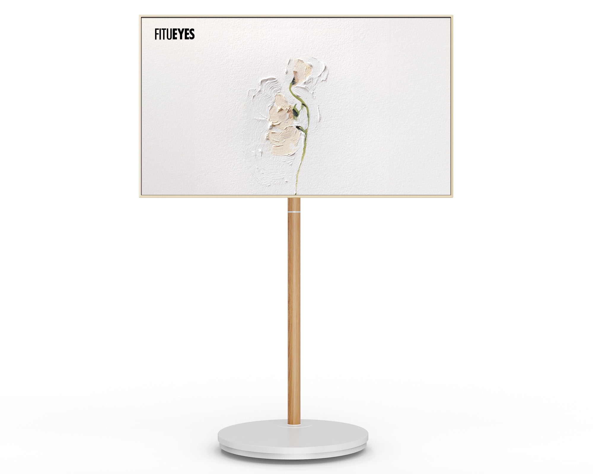 FITUEYES Design Slim Corner TV Stand with Wheels Mount for