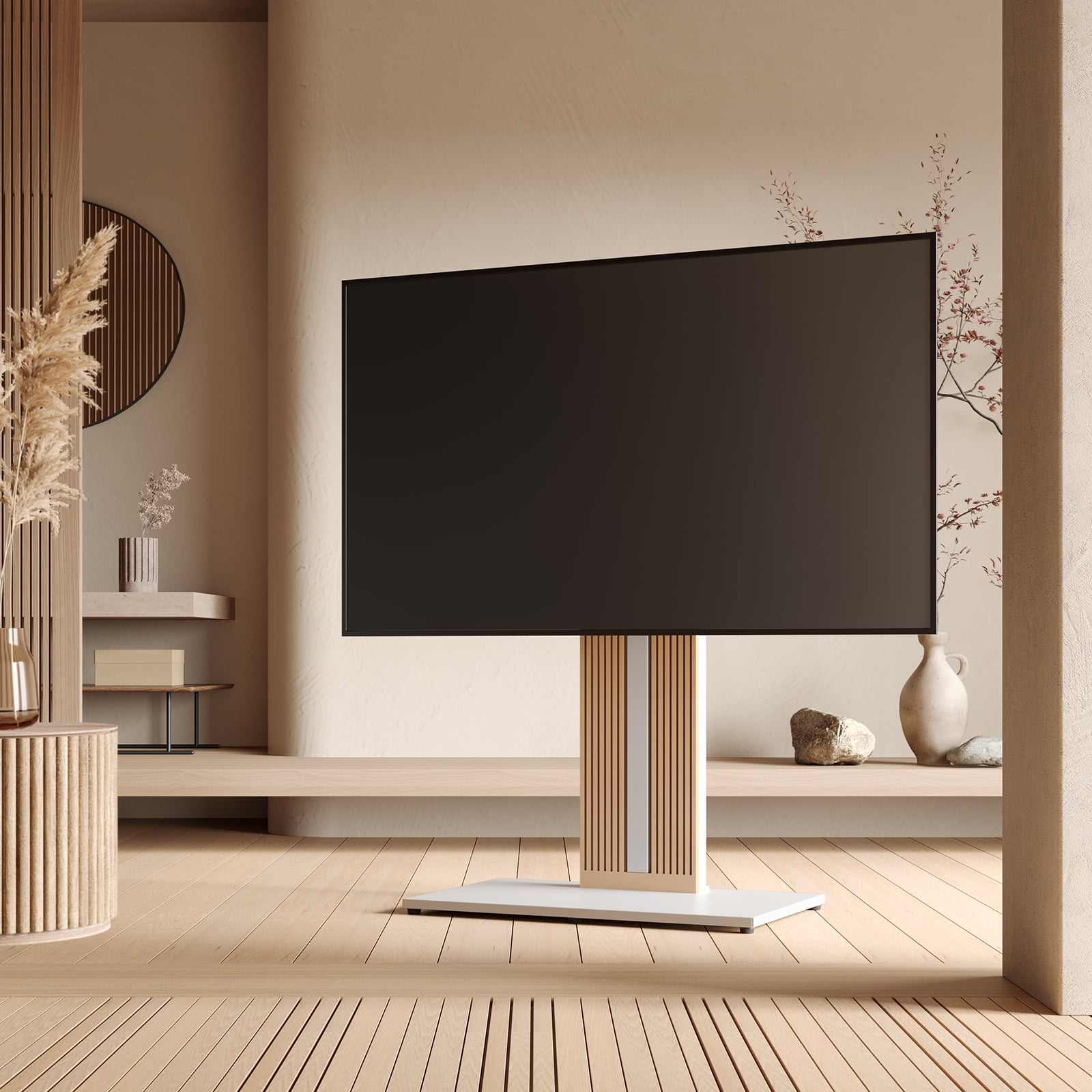 FITUEYES Design Floor TV Stand for 55-88 Inch TV, Modern TV Stand