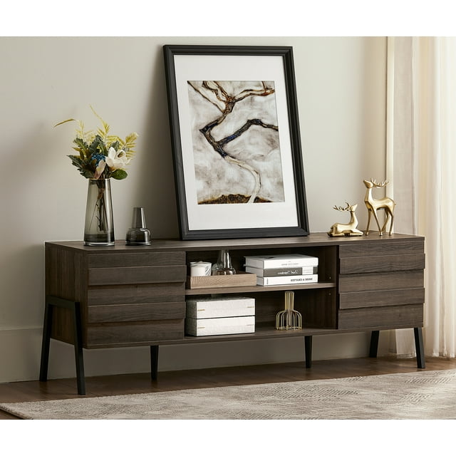 FITUEYES MidCentury Modern TV Stand for up to 65 Inch Flat Screen