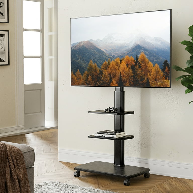 Corner tv stand on wheels discount