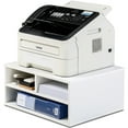 thumbnail image 1 of FITUEYES Printer Stands， Large Desktop Paper Organizer, White, 1 of 7