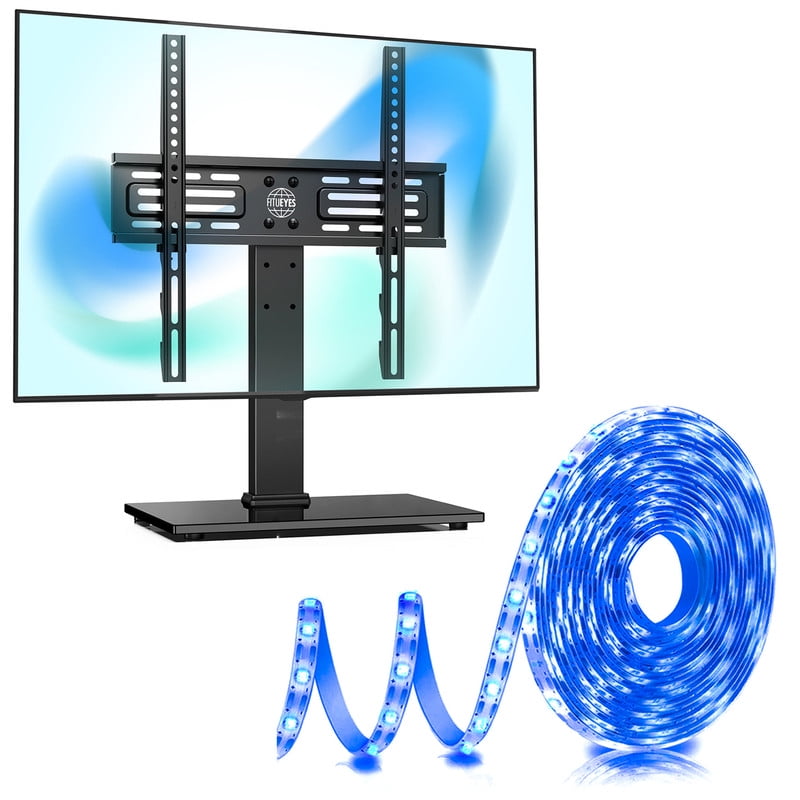 FITUEYES Universal Table Top TV Stand for 27-55 Inch TVs up to 88 lbs ...