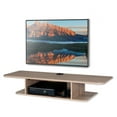 thumbnail image 1 of FITUEYES Wall Mount TV Stand for TVs up to 50", Brown, 1 of 5