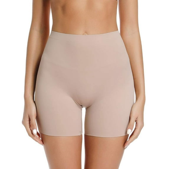 FITVALEN Anti Chafing Underwear Slip Shorts for Women Under Dress Invisible Seamless Boyshorts Panties Shapewear