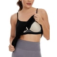 thumbnail image 1 of COMFREE Camisole with Built in Bra for Women Plus Size Casual Loose Tank Tops Sleeveless Shirts Flowy Cami Adjustable Straps(XL-4XL）, 1 of 6