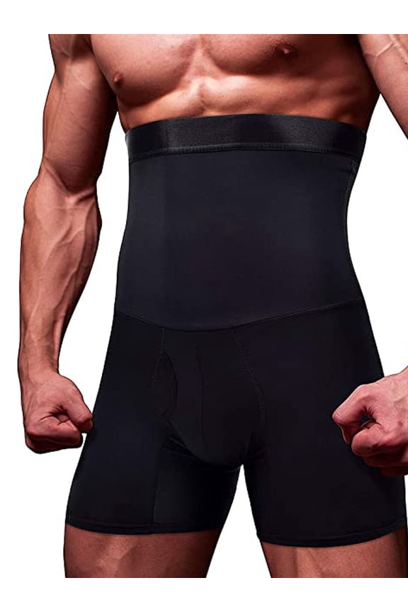 Men Tummy Control Shorts High Waist Slimming Shapewear Body Shaper Leg Underwear Briefs