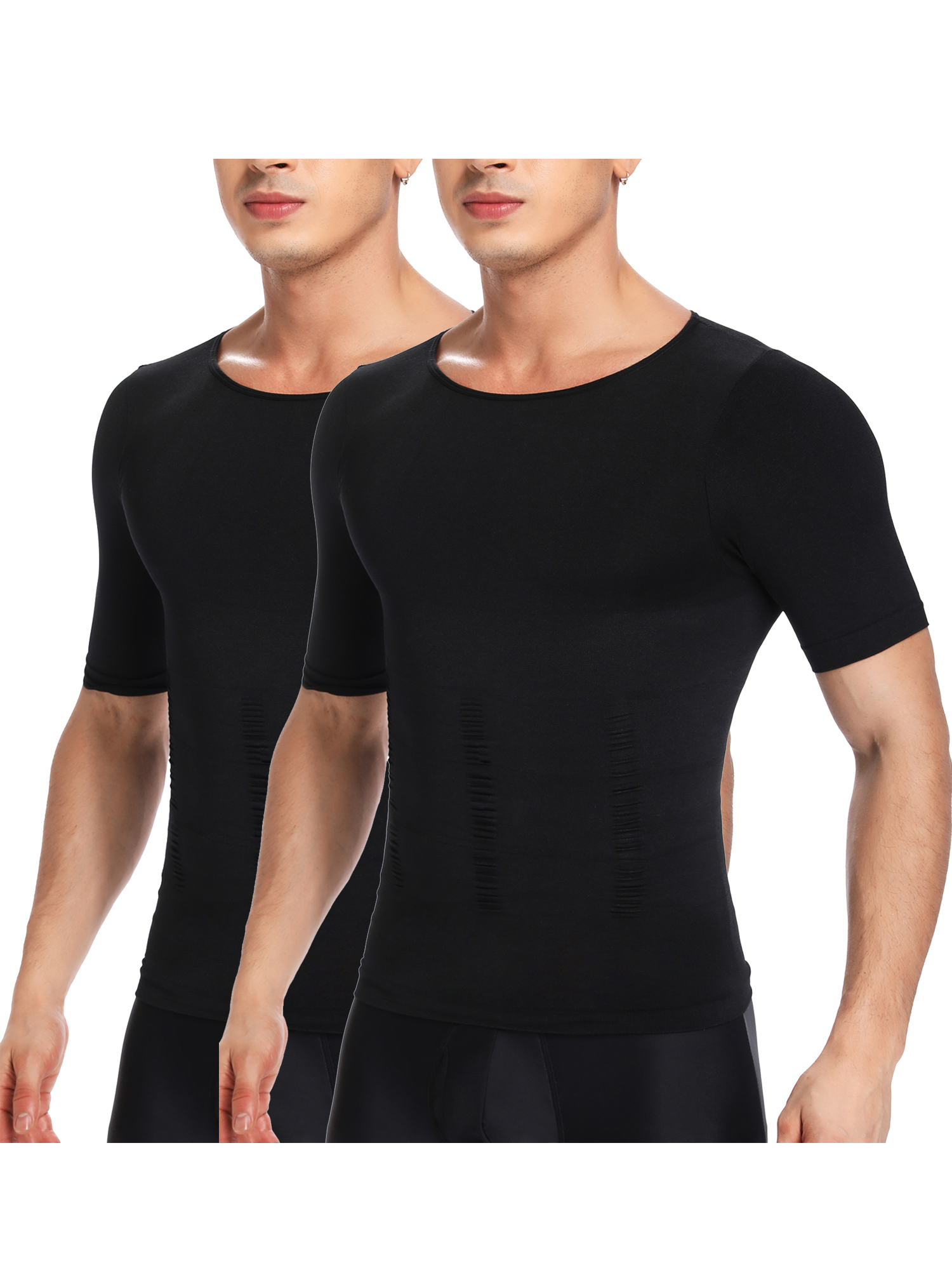 FITVALEN Mens Compression Shirt Slimming Body Shaper Vest