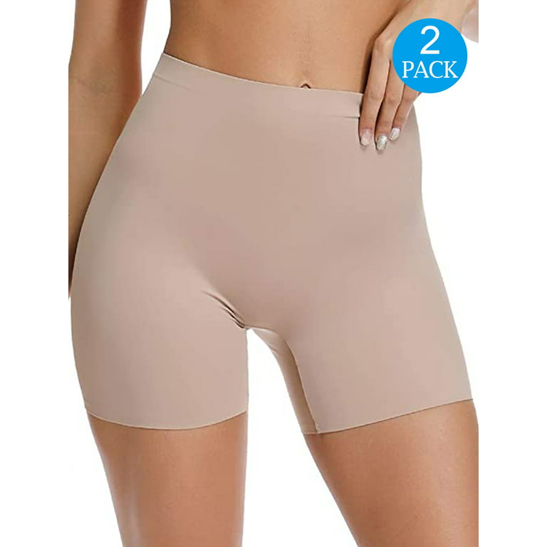  Seamless Shaping Boyshorts Panties For Women Tummy Control Shapewear  Under Dress Slip Shorts Underwear